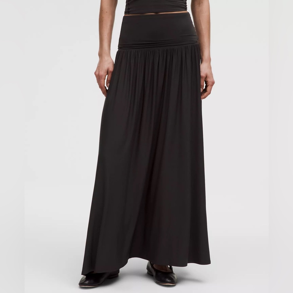 NWT Lululemon 2-in-1 Maxi Dress Black - Picture 3 of 6